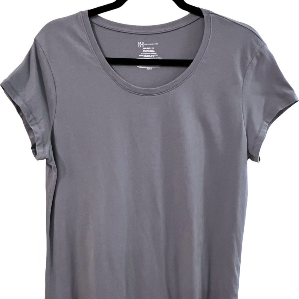 Grey NO BOUNDARIES‎ T shirt Size XXL Great Condition Super Soft